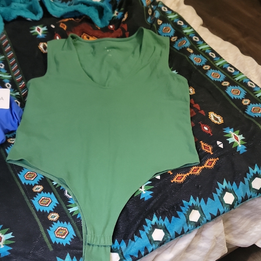 Green Super Soft Large Bodysuit